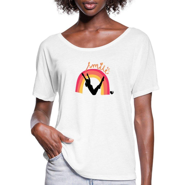Smile Rainbow Flowy T-Shirt - Breaking Free Industries