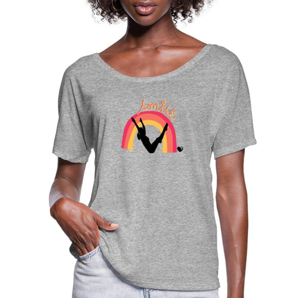 Smile Rainbow Flowy T-Shirt - Breaking Free Industries
