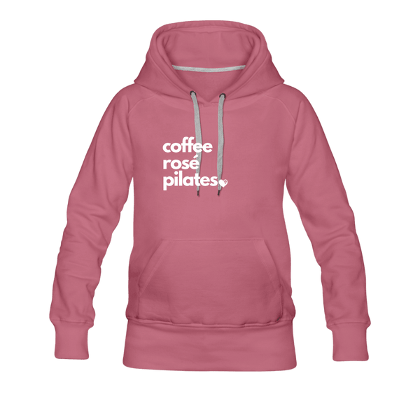 Coffee Rosé Pilates Hoodie - Marisa In Motion