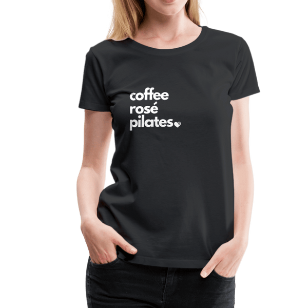Coffee Rosé Pilates T-Shirt - Marisa In Motion