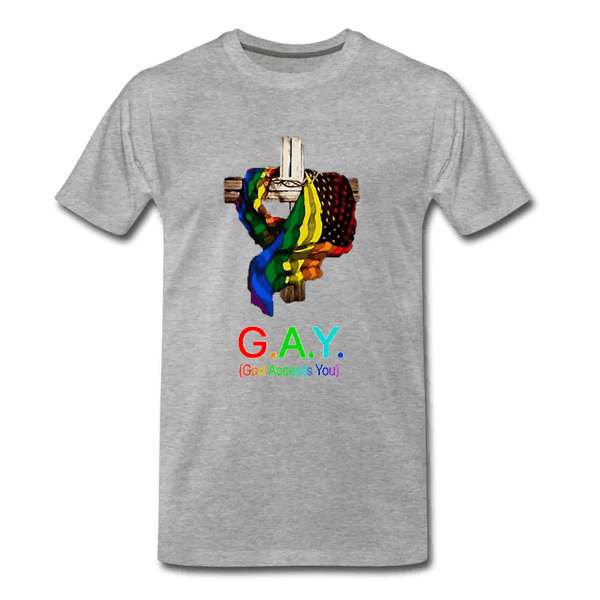 GAY - God Accepts You Unisex Pride T-Shirt LGBTQ+