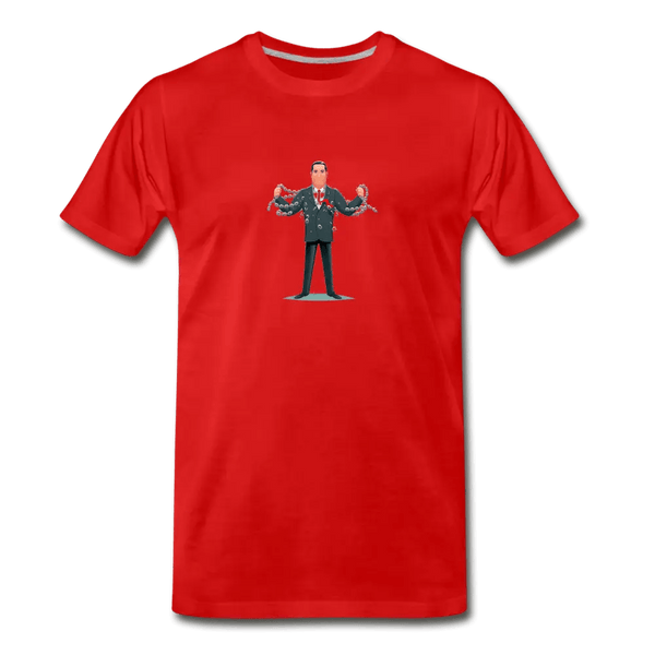 I Have The Strength Men's Premium T-Shirt - red