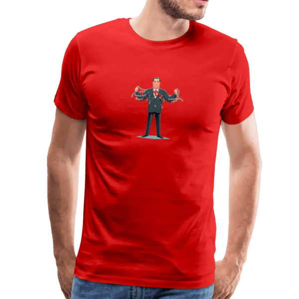 I Have The Strength Men's Premium T-Shirt - red