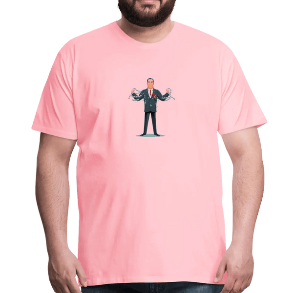 I Have The Strength Men's Premium T-Shirt - pink