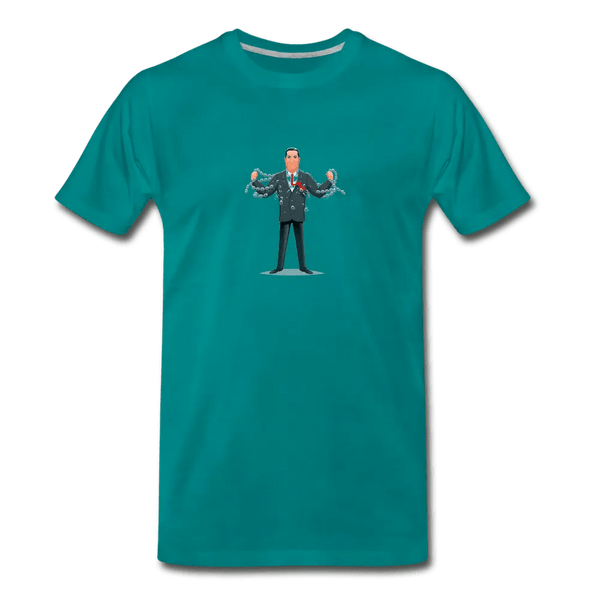 I Have The Strength Men's Premium T-Shirt - teal