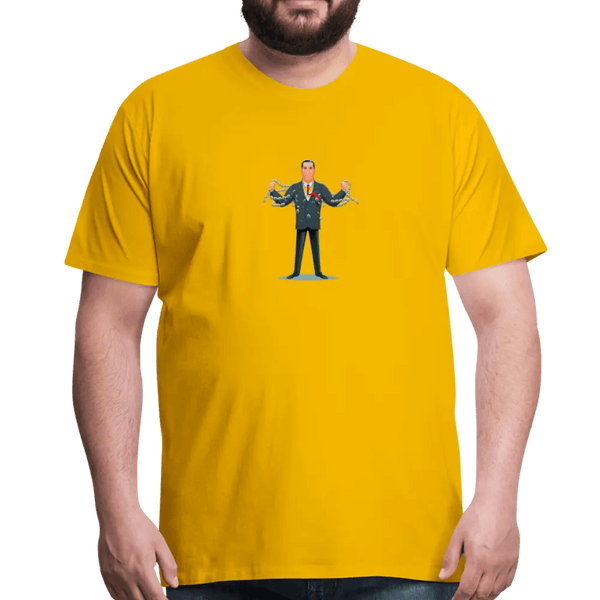 I Have The Strength Men's Premium T-Shirt - sun yellow