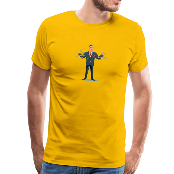 I Have The Strength Men's Premium T-Shirt - sun yellow