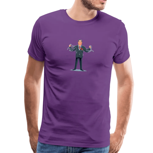 I Have The Strength Men's Premium T-Shirt - purple