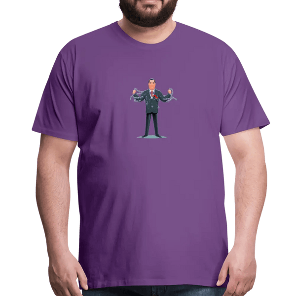 I Have The Strength Men's Premium T-Shirt - purple