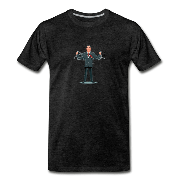 I Have The Strength Men's Premium T-Shirt - charcoal gray