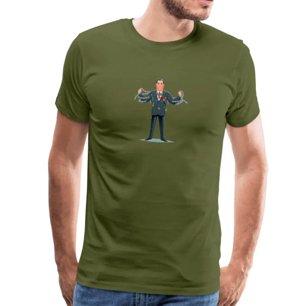 I Have The Strength Men's Premium T-Shirt - olive green