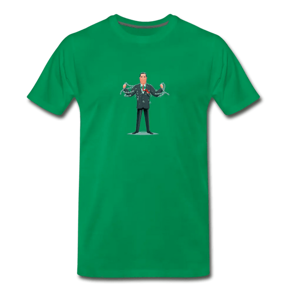 I Have The Strength Men's Premium T-Shirt - kelly green