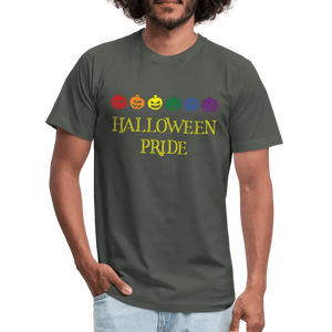 Halloween Pride Pumpkin T-Shirt - asphalt