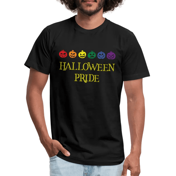 Halloween Pride Pumpkin T-Shirt - black