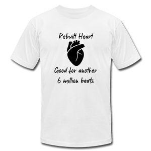Rebuilt Heart - Good for another 6 million beats - white
