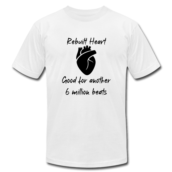 Rebuilt Heart - Good for another 6 million beats - white