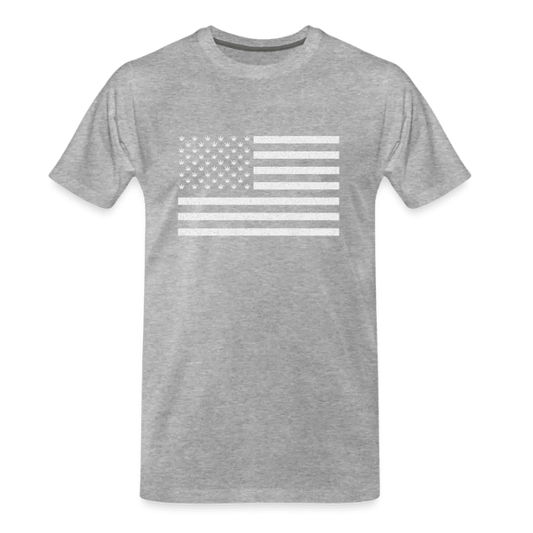 United States of Kush Organic Unisex T Shirt - heather gray