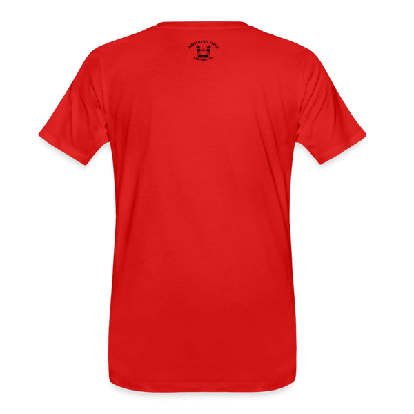 Just Get Lit Organic Unisex T-Shirt - red