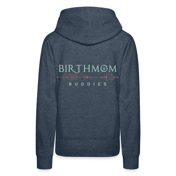 Birthmom Buddies Women's Hoodie - heather denim