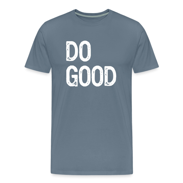 Do Good Tee Shirt - steel blue