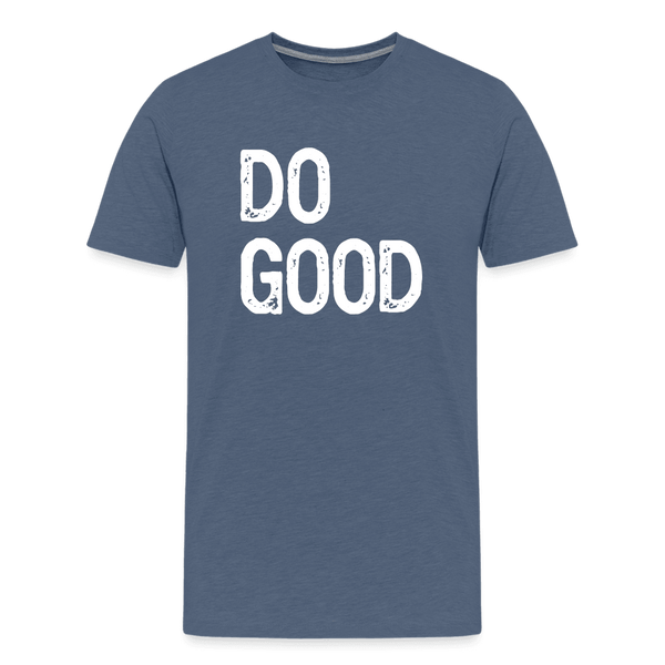 Do Good Tee Shirt - heather blue