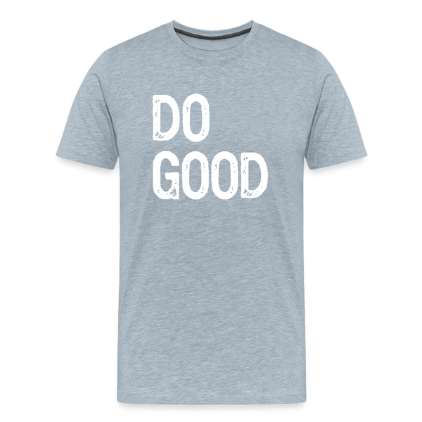 Do Good Tee Shirt - heather ice blue