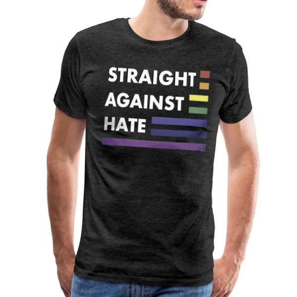 Straight Against Hate Premium T-shirt - Breaking Free Industries