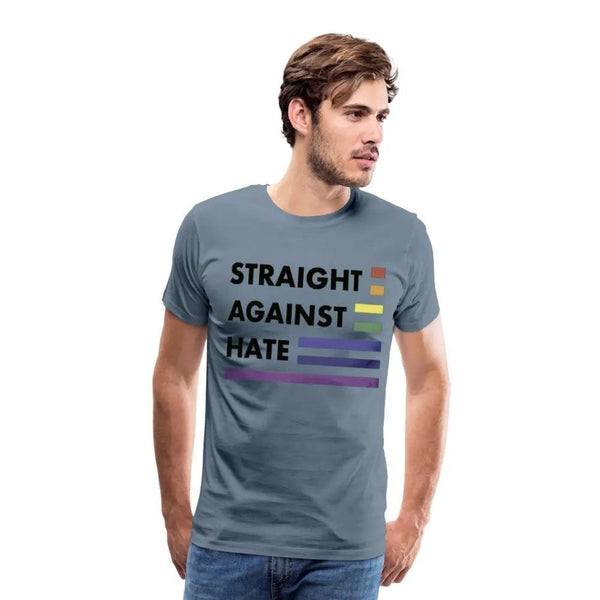 Straight Against Hate - Unisex Pride T-Shirt - Breaking Free Industries