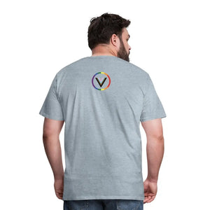 V Rainbow on Back Unisex Pride T-Shirt - Breaking Free Industries