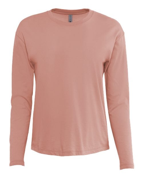 Next Level Women's Cotton Relaxed Long Sleeve T-Shirt | 3911 - Next Level - Custom Apparel by Breaking Free Industries