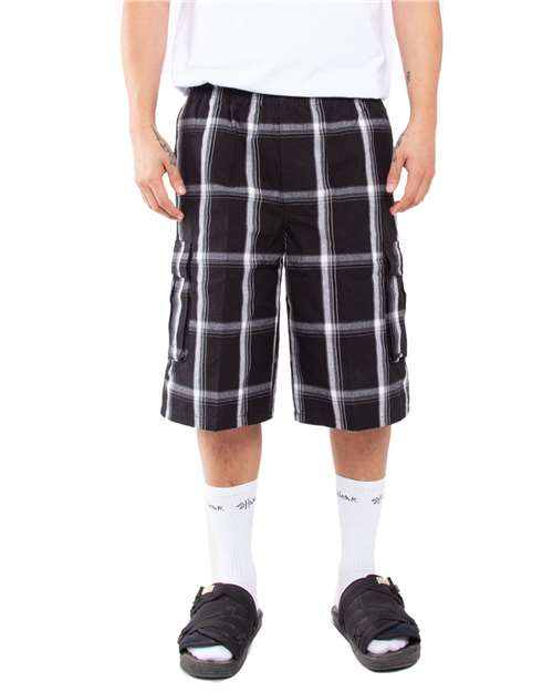 Shaka Wear Unisex Plaid Shorts | SHSP - Shaka Wear - Custom Apparel by Breaking Free Industries