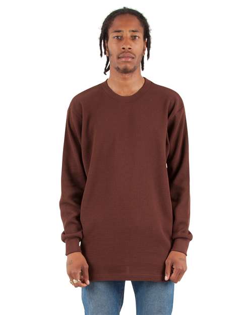 Shaka Wear Unisex Heavyweight Thermal Long Sleeve T Shirt | SHTHRM - Shaka Wear - Custom Apparel by Breaking Free Industries