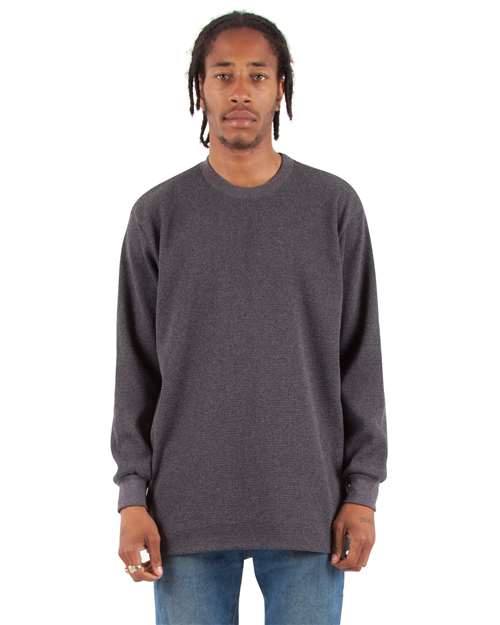 Shaka Wear Unisex Heavyweight Thermal Long Sleeve T Shirt | SHTHRM - Shaka Wear - Custom Apparel by Breaking Free Industries