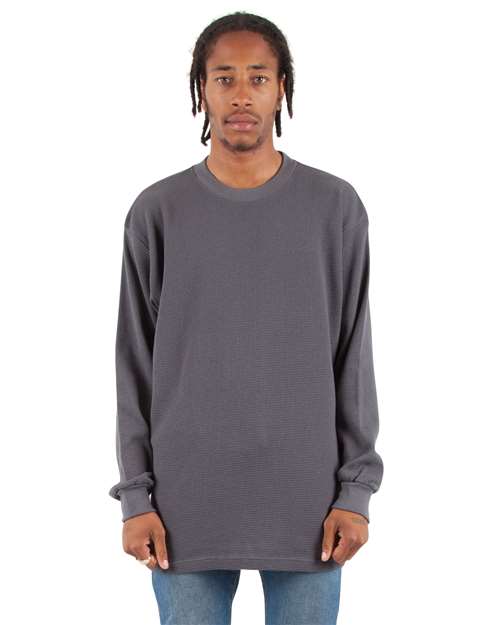 Shaka Wear Unisex Heavyweight Thermal Long Sleeve T Shirt | SHTHRM - Shaka Wear - Custom Apparel by Breaking Free Industries