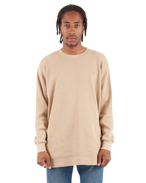 Shaka Wear Unisex Heavyweight Thermal Long Sleeve T Shirt | SHTHRM - Shaka Wear - Custom Apparel by Breaking Free Industries