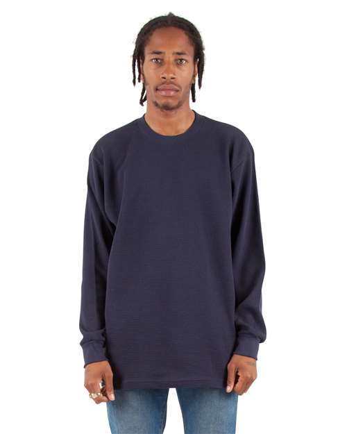 Shaka Wear Unisex Heavyweight Thermal Long Sleeve T Shirt | SHTHRM - Shaka Wear - Custom Apparel by Breaking Free Industries