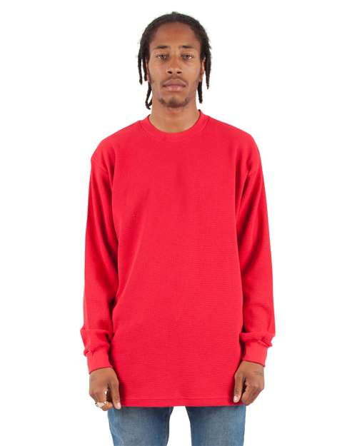 Shaka Wear Unisex Heavyweight Thermal Long Sleeve T Shirt | SHTHRM - Shaka Wear - Custom Apparel by Breaking Free Industries