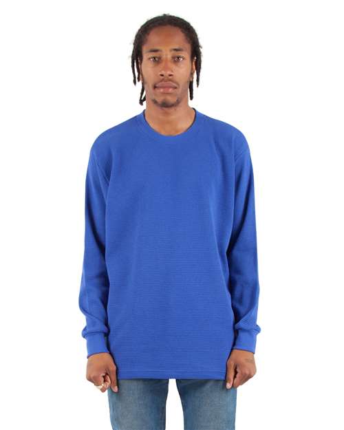 Shaka Wear Unisex Heavyweight Thermal Long Sleeve T Shirt | SHTHRM - Shaka Wear - Custom Apparel by Breaking Free Industries