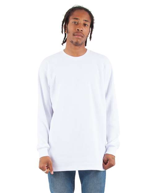 Shaka Wear Unisex Heavyweight Thermal Long Sleeve T Shirt | SHTHRM - Shaka Wear - Custom Apparel by Breaking Free Industries