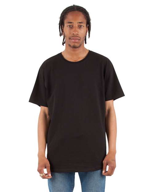 Shaka Wear Unisex Curved Hem Long T Shirt | SHCLT - Shaka Wear - Custom Apparel by Breaking Free Industries