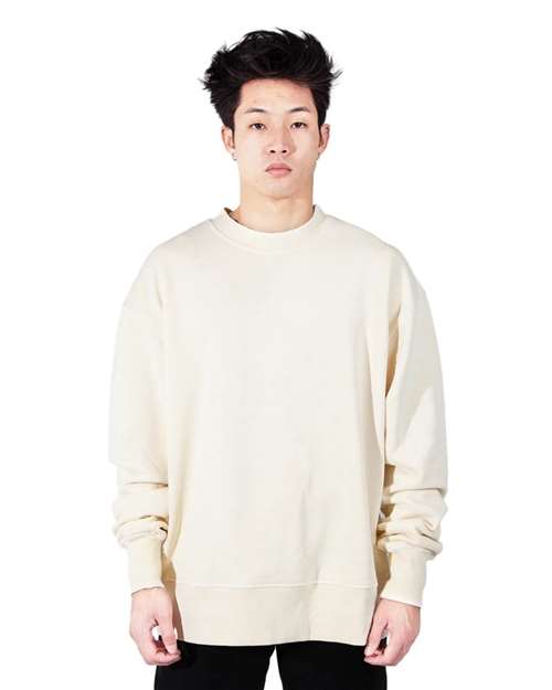 Shaka Wear Unisex Los Angeles Garment Dyed Crewneck Sweatshirt | SH - Shaka Wear - Custom Apparel by Breaking Free Industries
