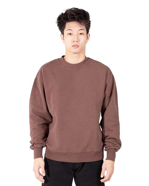 Shaka Wear Unisex Los Angeles Garment Dyed Crewneck Sweatshirt | SH - Shaka Wear - Custom Apparel by Breaking Free Industries
