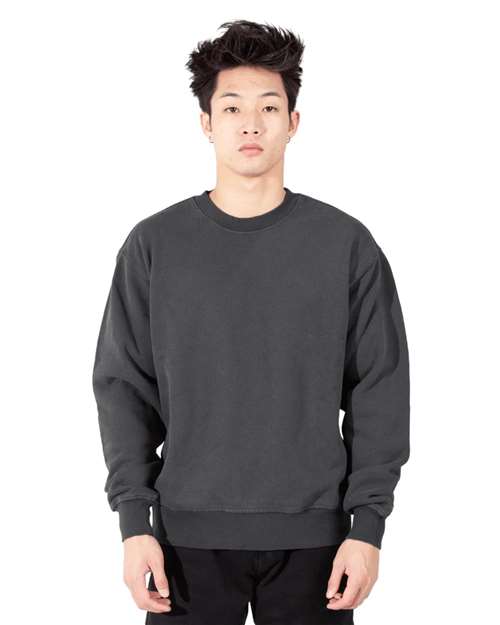 Shaka Wear Unisex Los Angeles Garment Dyed Crewneck Sweatshirt | SH - Shaka Wear - Custom Apparel by Breaking Free Industries