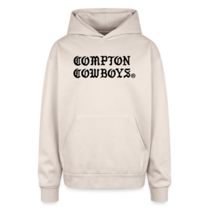 Compton Cowboys Oversized Hooded Sweatshirt - Sand