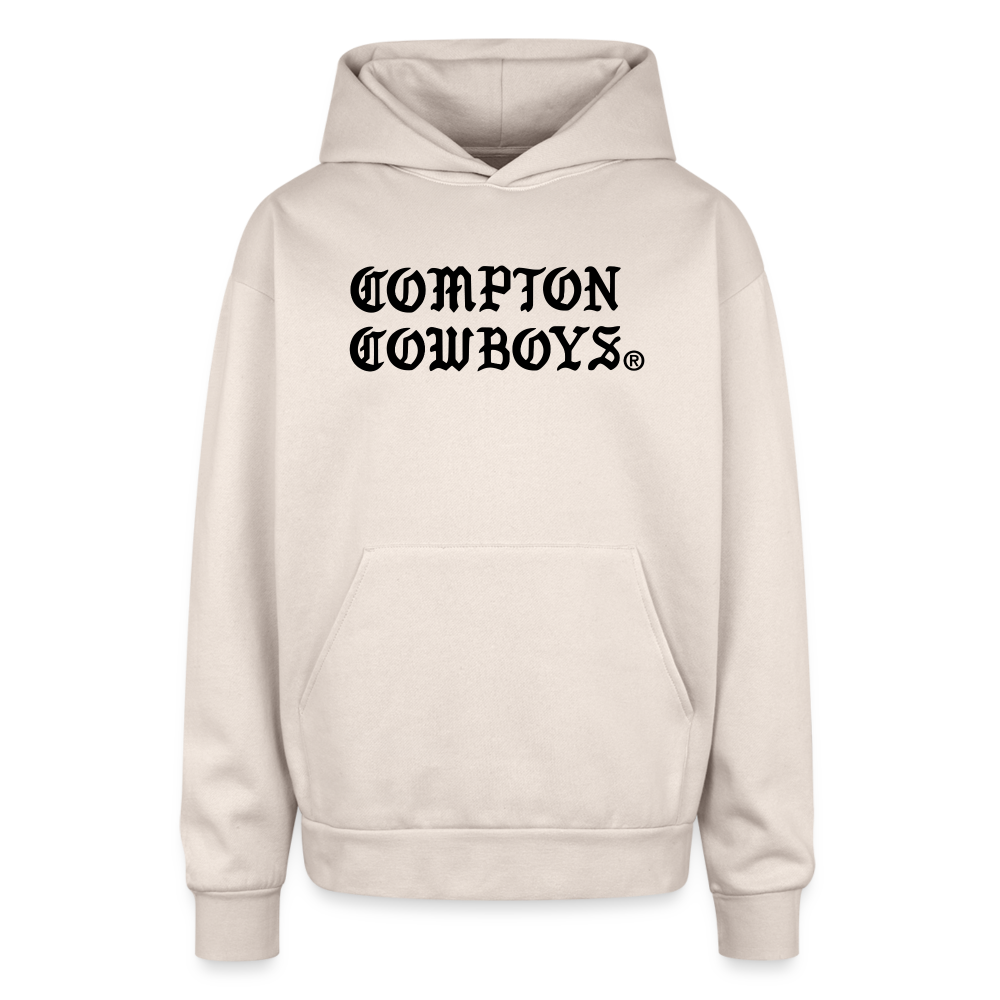 Compton Cowboys Oversized Hooded Sweatshirt - Sand