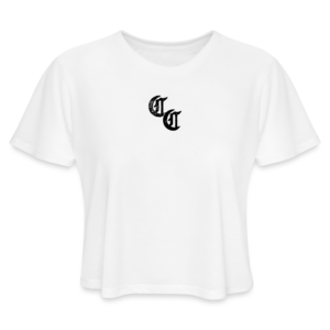 CC Women's Cropped T-Shirt - white