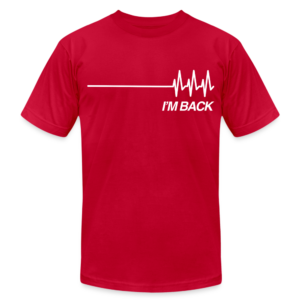 I'm Back Heart Recovery Tee - red