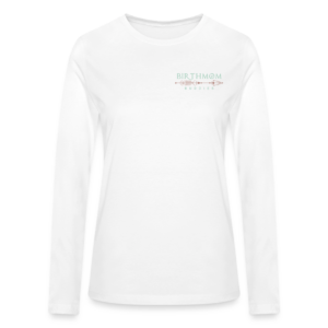 Birthmom Buddies Long Sleeved Tee - white