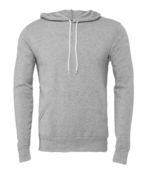 Bella+Canvas 3719 Unisex Sponge Fleece Hoodie — Premium Customizable Hoodie — Ash