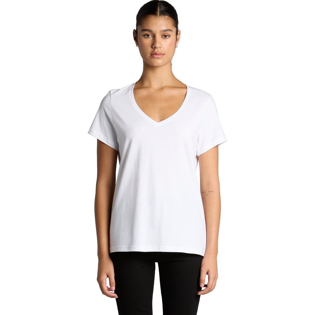 AS Colour Wo's Maple V Neck Tee | 4023 - AS Colour - Custom Apparel by Breaking Free Industries